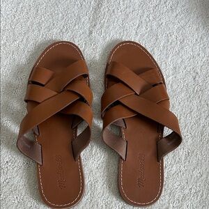 NWOT Madewell Women's boardwalk woven Sandals sz9.5